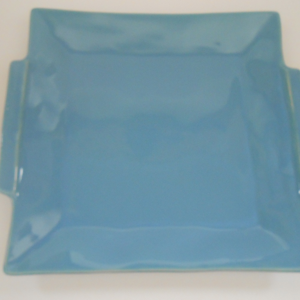 NWT Vietri Forma Surf Square Handled Platter